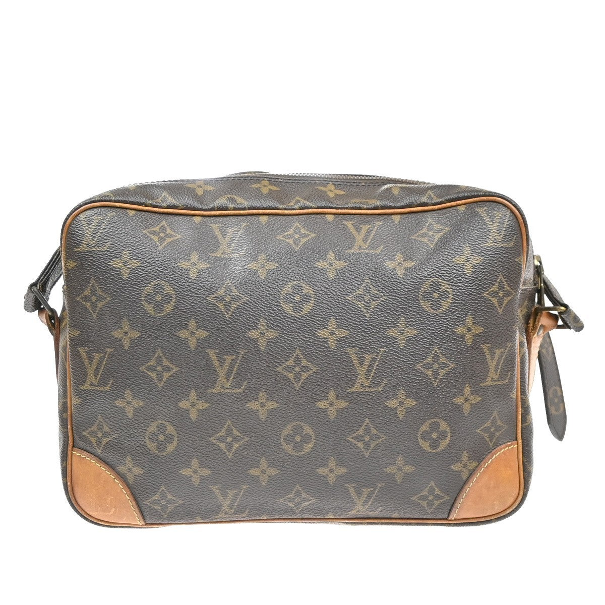 LOUIS VUITTON Nile Crossbody Shoulder Bag Monogram Leather Brown M45244 30KC811