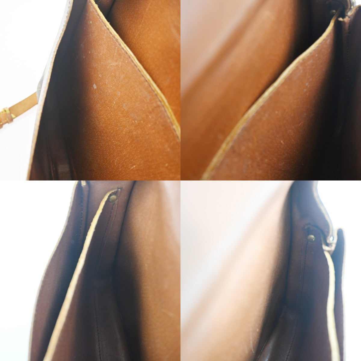 LOUIS VUITTON Cartouchiere GM Shoulder Bag Monogram Leather Brown M51252 65CA752