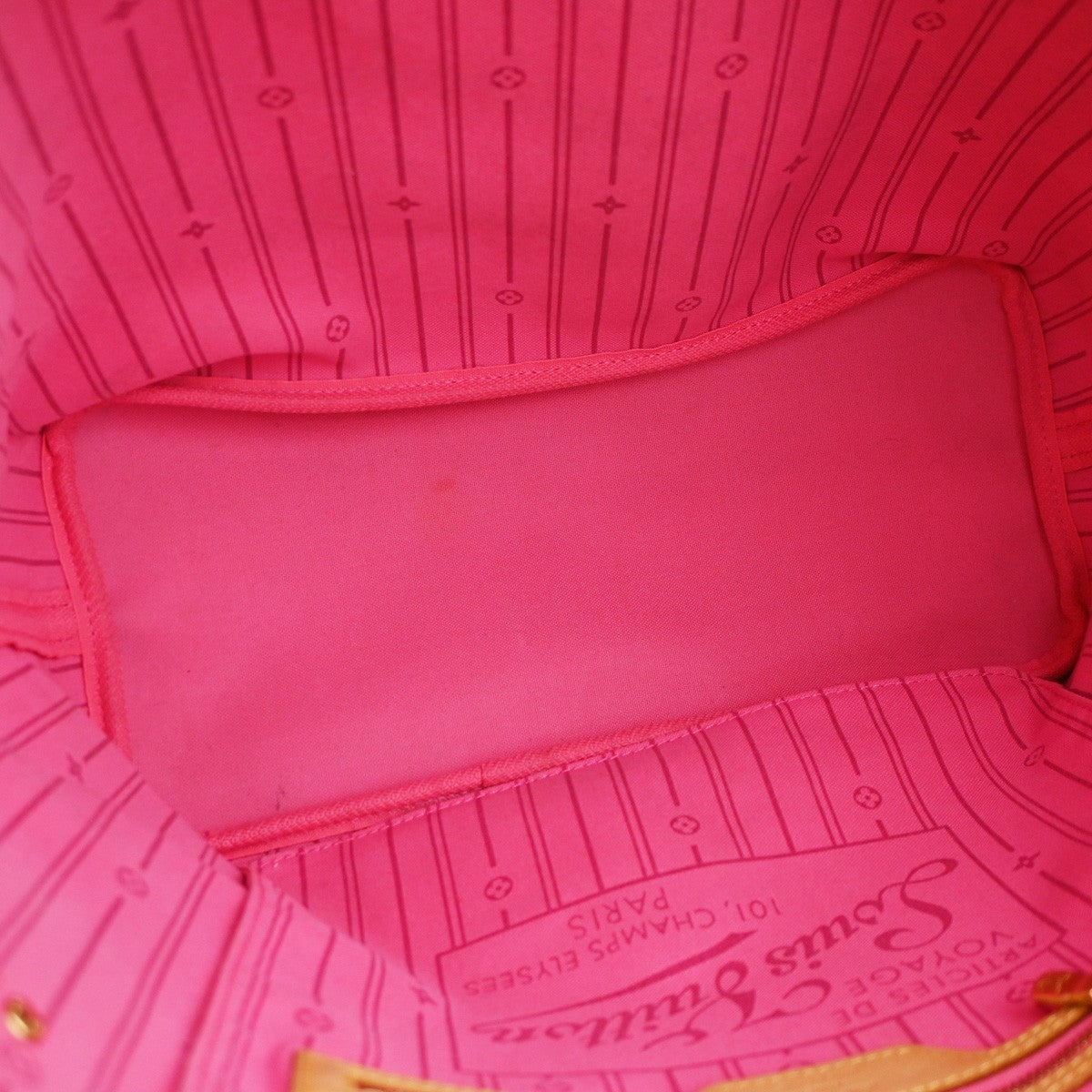 LOUIS VUITTON Neverfull MM Shoulder Bag Monogram Rose Leather BN M48613 678RP175