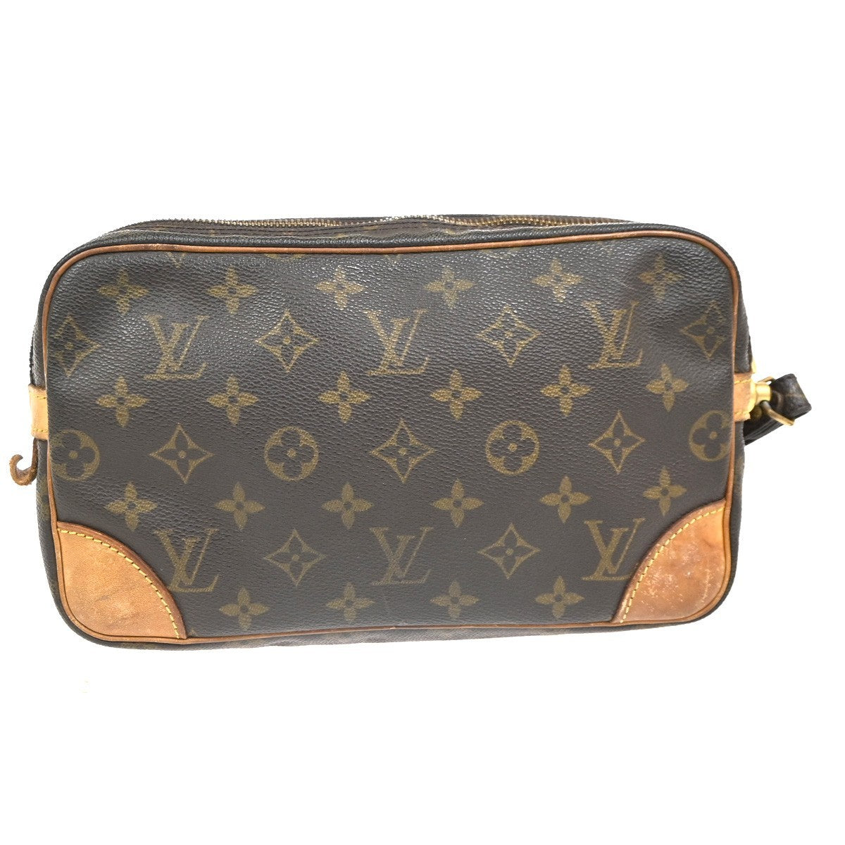 LOUIS VUITTON Marly Dragonne GM Clutch Hand Bag Monogram Brown M51825 66KC722