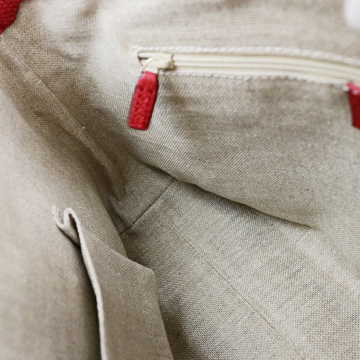 GUCCI GG Interlocking Charm 2Way Shoulder Hand Bag Leather Red GHW 97EC972