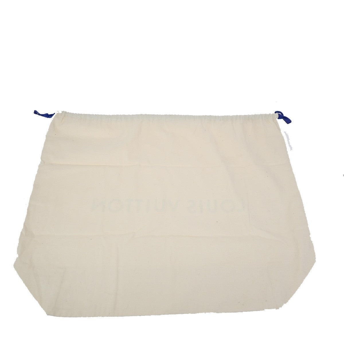 LOUIS VUITTON Logo 10 Set Dust Bag Drawstring Canvas Cotton Beige Brown 09ZA267