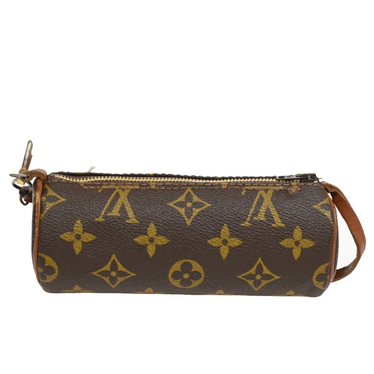 LOUIS VUITTON Pochette Papillon Hand Bag Monogram Leather Brown M51380 67DA038