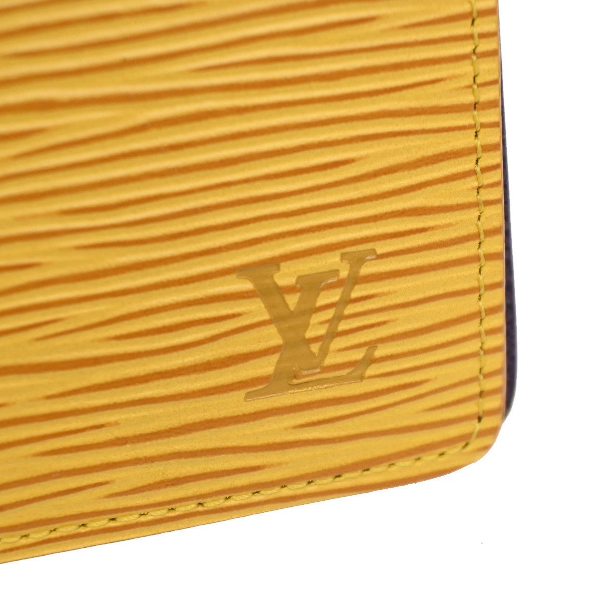 LOUIS VUITTON Agenda PM Notebook Cover Epi Leather Yellow M63559 09TA295