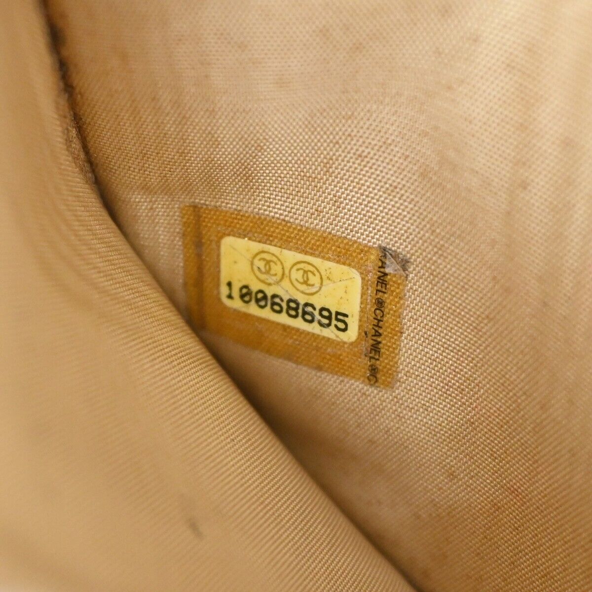 CHANEL CC Logo Long Bifold Wallet Purse Leather Beige Gold-Plated Italy 60GA245