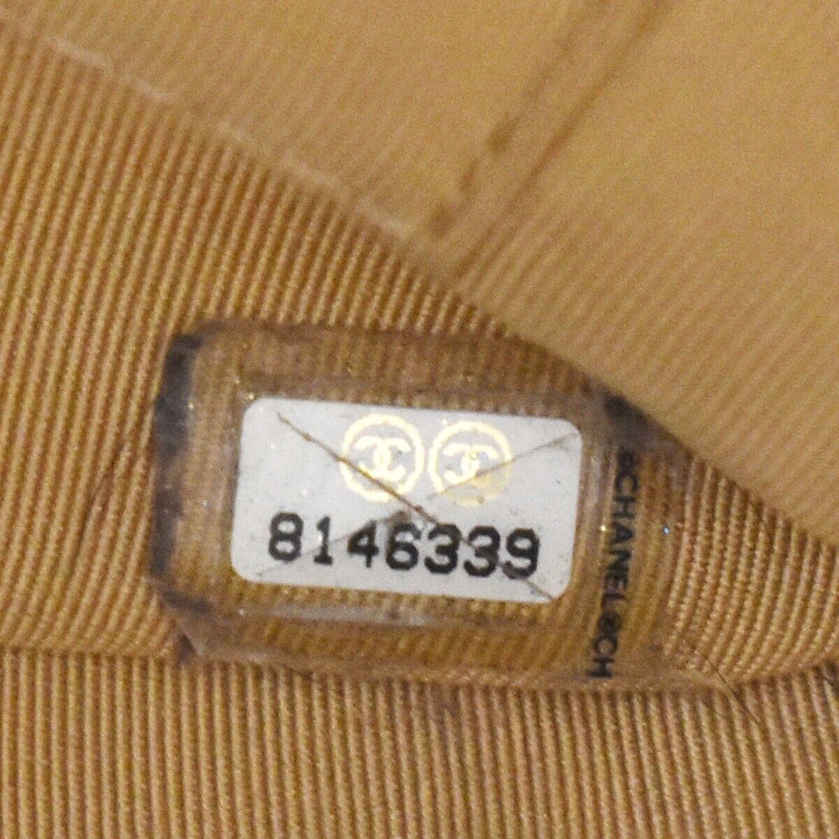 CHANEL CC Matelasse PST Chain Shoulder Bag Caviar Leather Beige GHW 320RH754