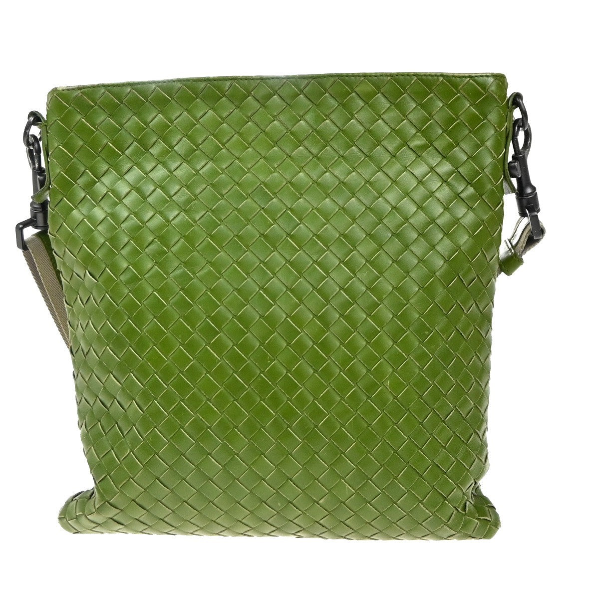 BOTTEGA VENETA Intrecciato Crossbody Shoulder Bag Leather Green Italy 16EG288