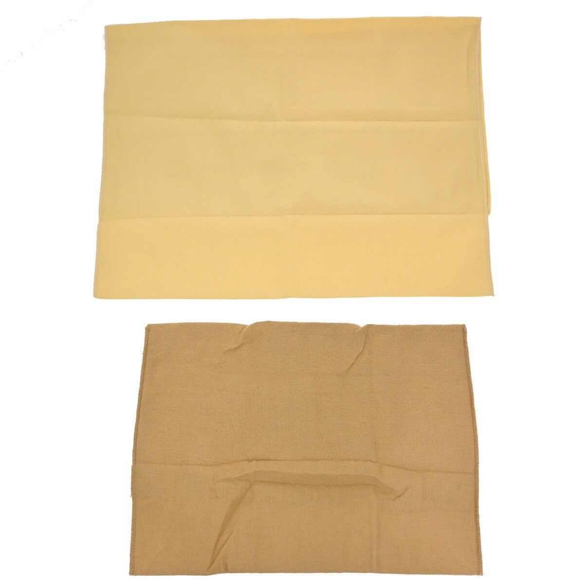 LOUIS VUITTON Logo 10 Set Dust Bag Drawstring Canvas Cotton Beige Brown 09EE134