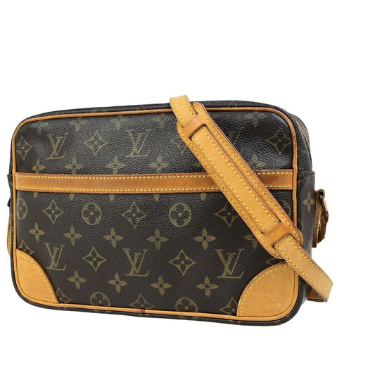LOUIS VUITTON Trocadero 27 Shoulder Bag Monogram Leather Brown M51274 82ED001