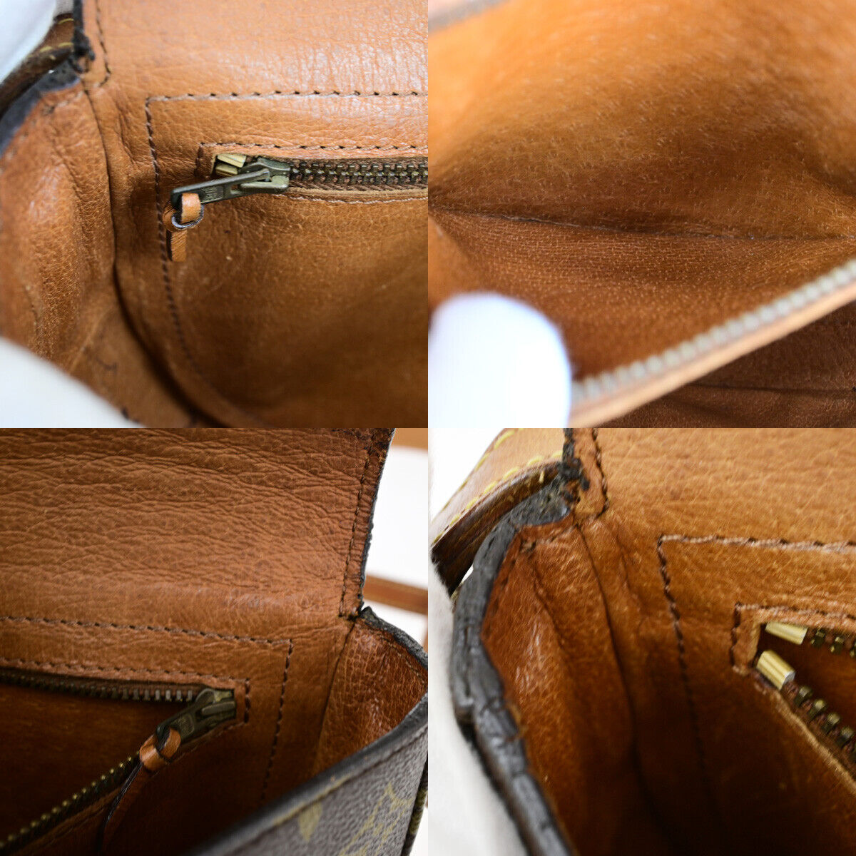 LOUIS VUITTON Chantilly PM Shoulder Bag Monogram Leather Brown M51234 64SH974