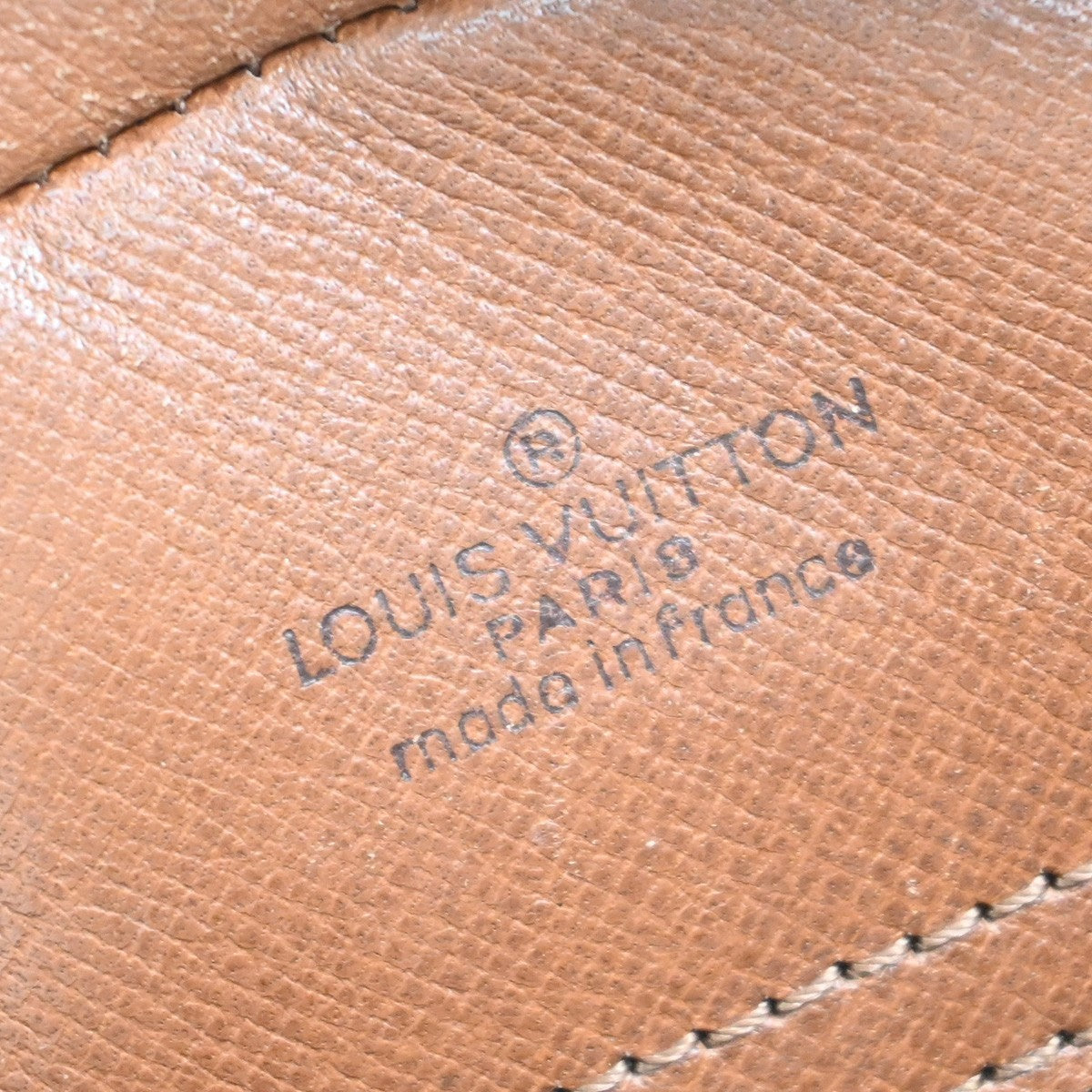 LOUIS VUITTON Senlis Shoulder Bag Monogram Leather Brown France M51222 67EF932
