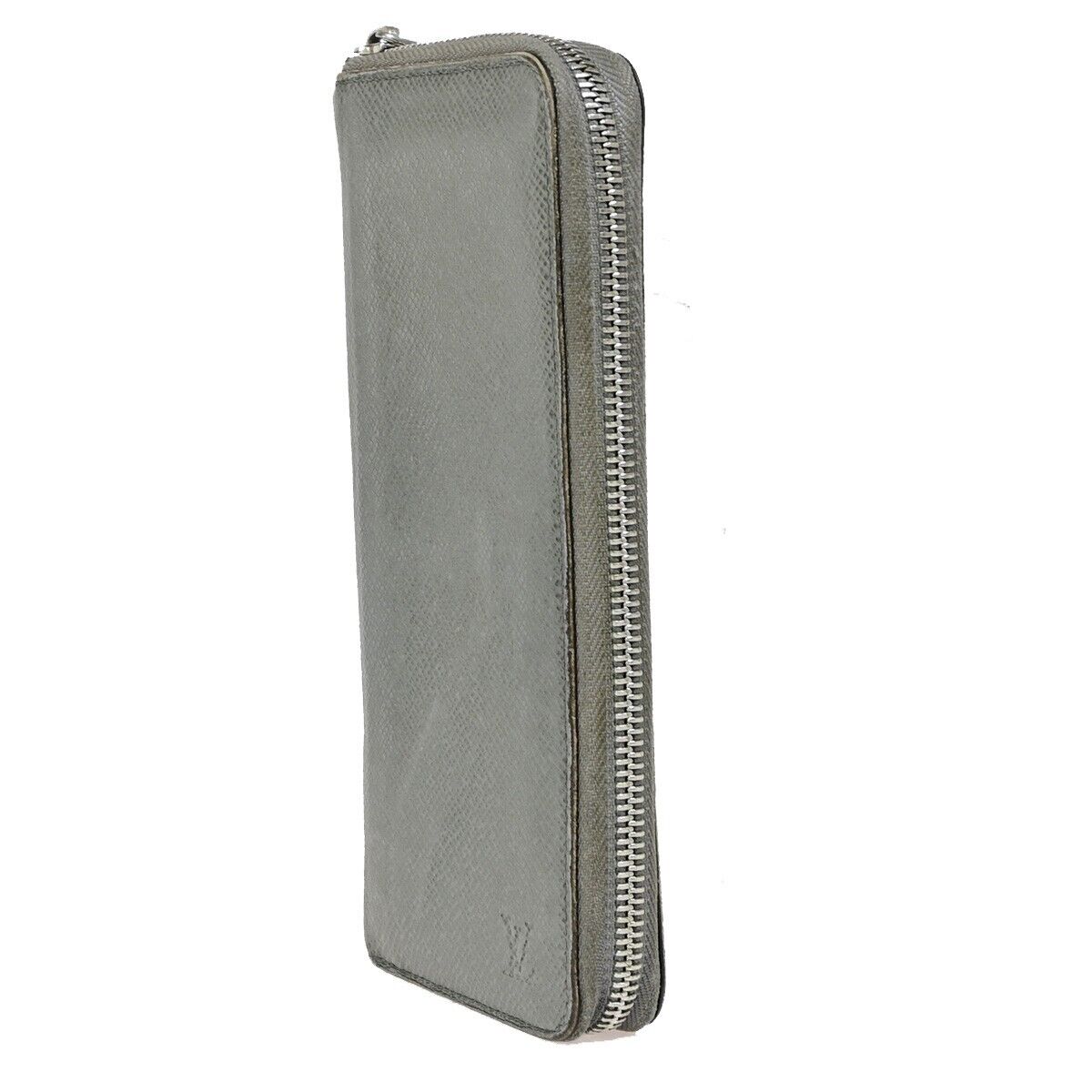 LOUIS VUITTON Long Zippy Wallet Vertical Wallet Taiga Gray Spain M32601 02KA292