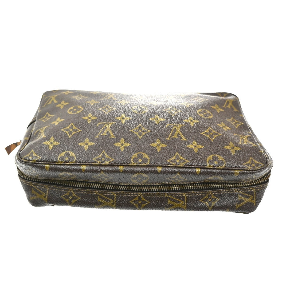 LOUIS VUITTON Trousse Toilette 28 Clutch Hand Bag Monogram Brown M47522 62KP458