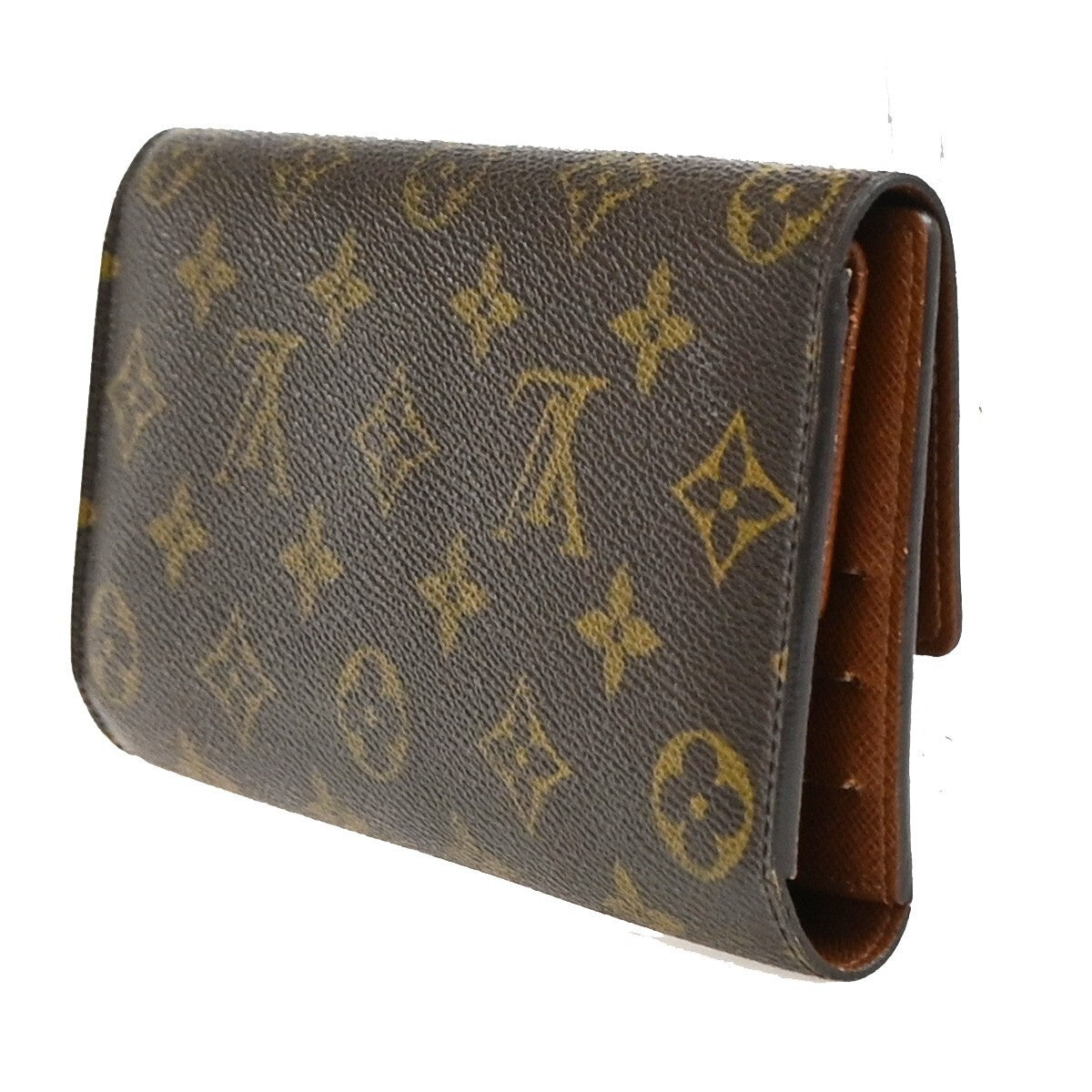 LOUIS VUITTON International Long Trifold Wallet Monogram Brown M61215 04EE198