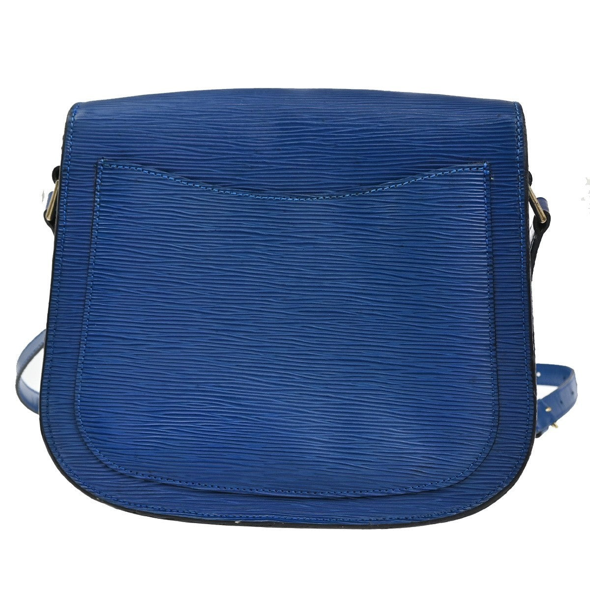 LOUIS VUITTON Saint Cloud GM Shoulder Bag Epi Leather Blue M52195 32CA411