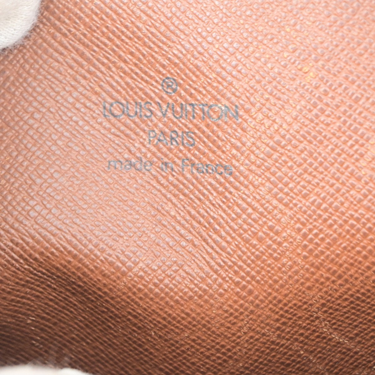 LOUIS VUITTON Danube Shoulder Bag Monogram Leather Brown France M45266 87KD193
