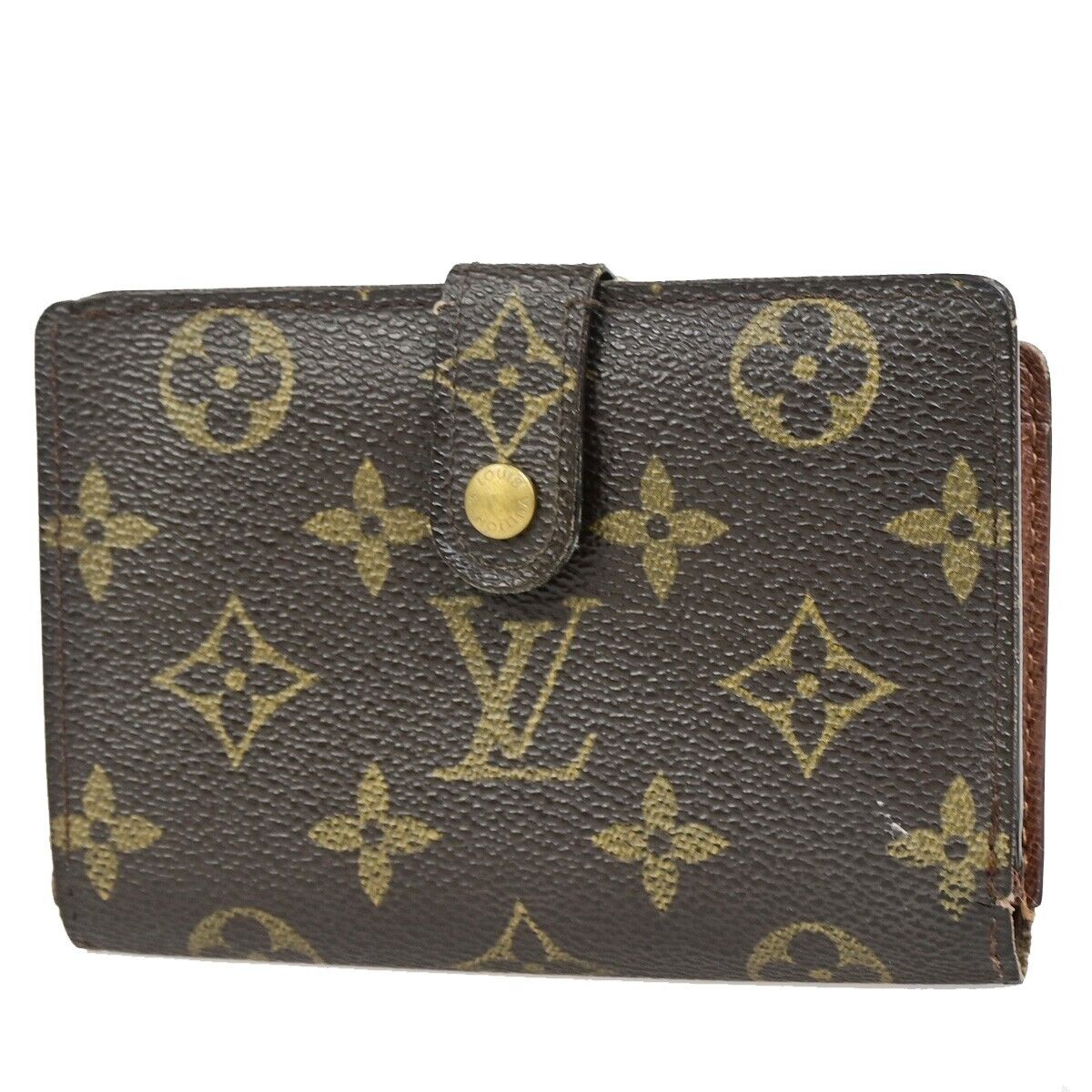 LOUIS VUITTON Portefeuille Viennois Bifold Wallet Monogram Brown M61674 62KA399