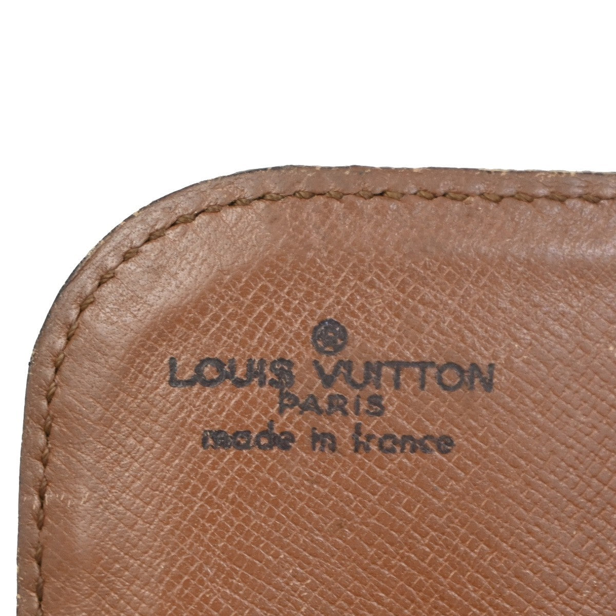 LOUIS VUITTON Cartouchiere MM Shoulder Bag Monogram Leather Brown M51253 32TA563