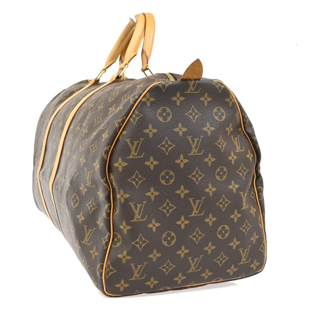 LOUIS VUITTON Keepall 55 Travel Hand Bag Monogram Leather Brown M41424 59PA048