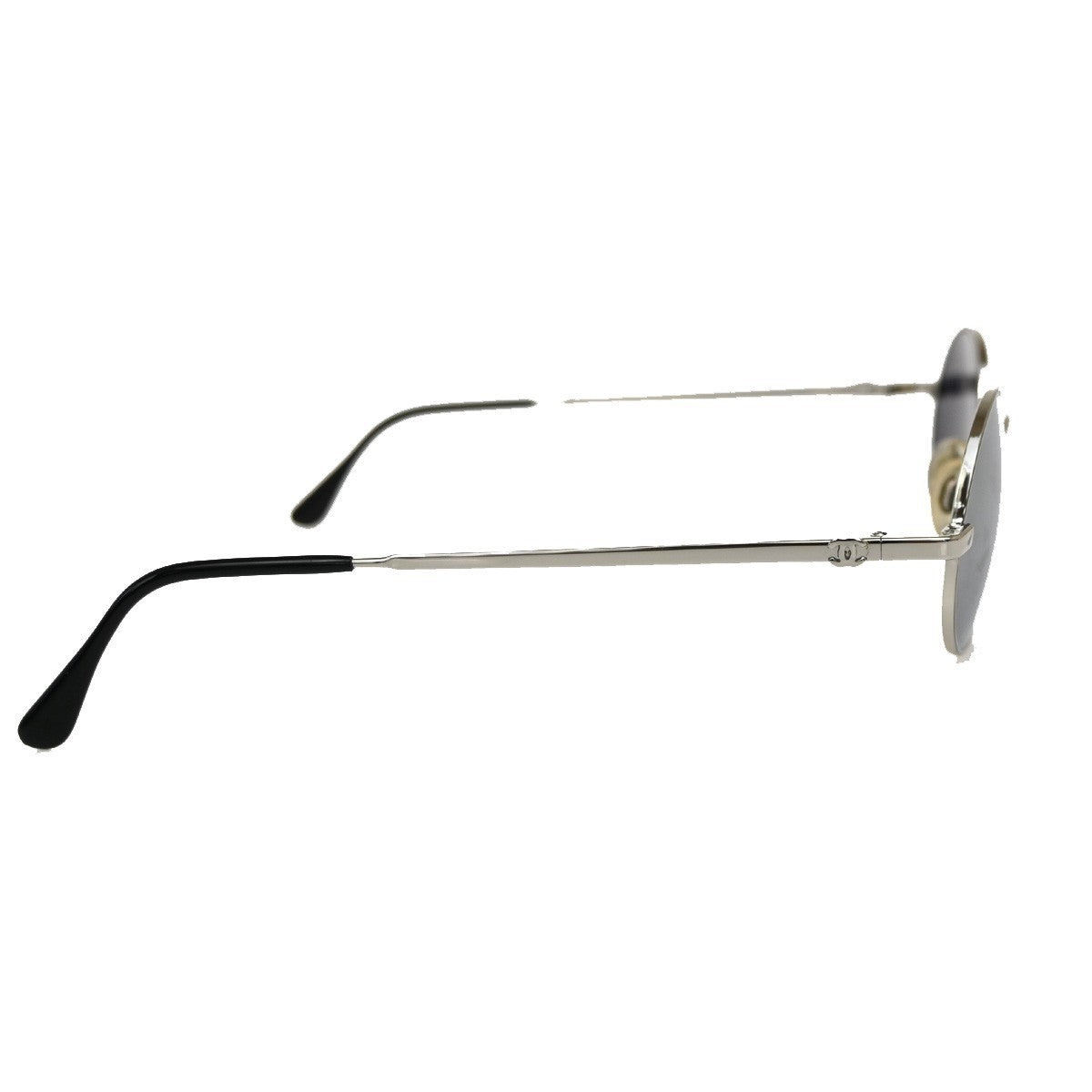 CHANEL CC  Sunglasses Eye Wear Mirror Lens Metal Plastic Silver 06934 07RL317