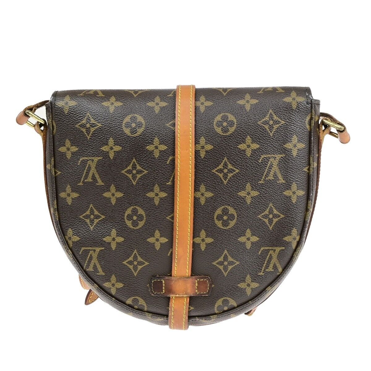 LOUIS VUITTONI Chantilly MM Shoulder Bag Monogram Leather Brown M51233 64EB704