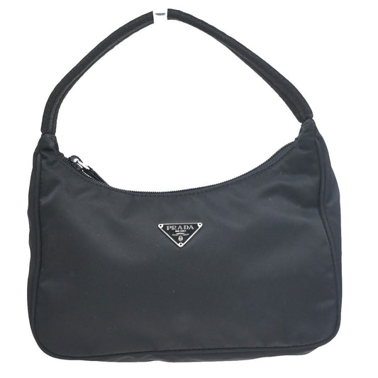 PRADA Re-Edition 2000 Triangle Logo Mini Shoulder Bag Nylon Black Italy 30RL894