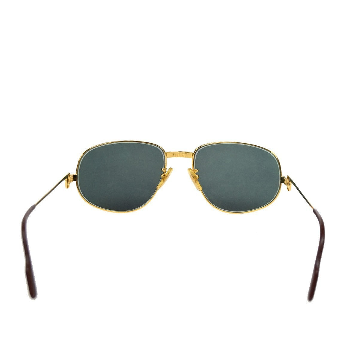 CARTIER Romance Louis Sunglasses Green Gold France 31RL567