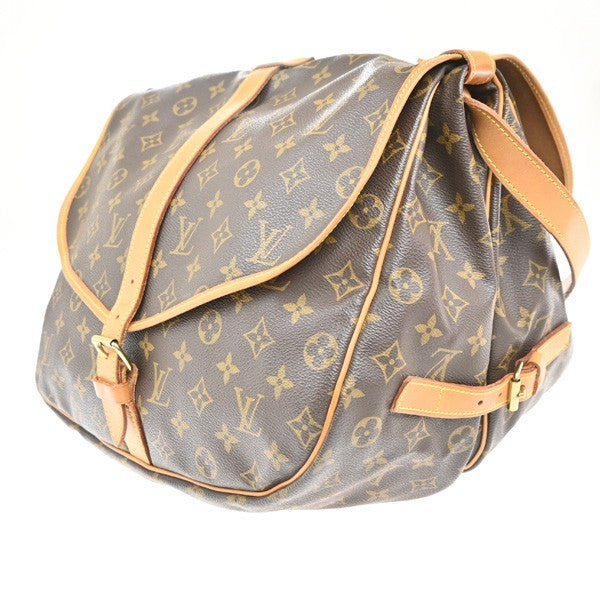 LOUIS VUITTON Saumur 35 Shoulder Bag Monogram Leather BN France M42254 96RL788