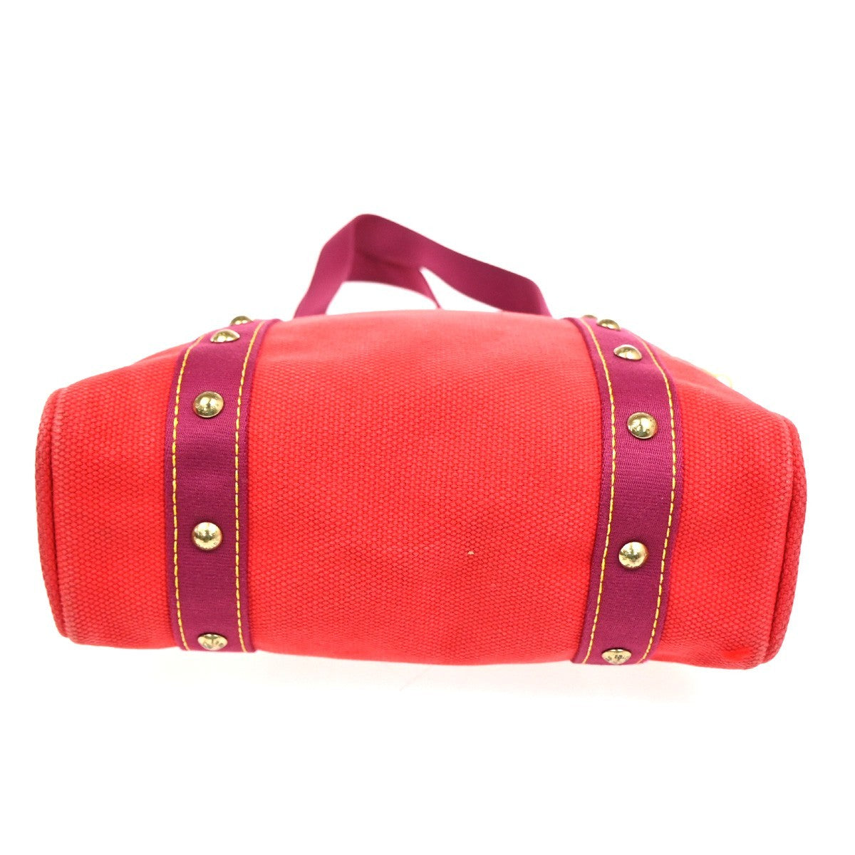 6.Live LOUIS VUITTON Cabas MM Shoulder Bag Antigua Canvas Leather M40034 32ZA237