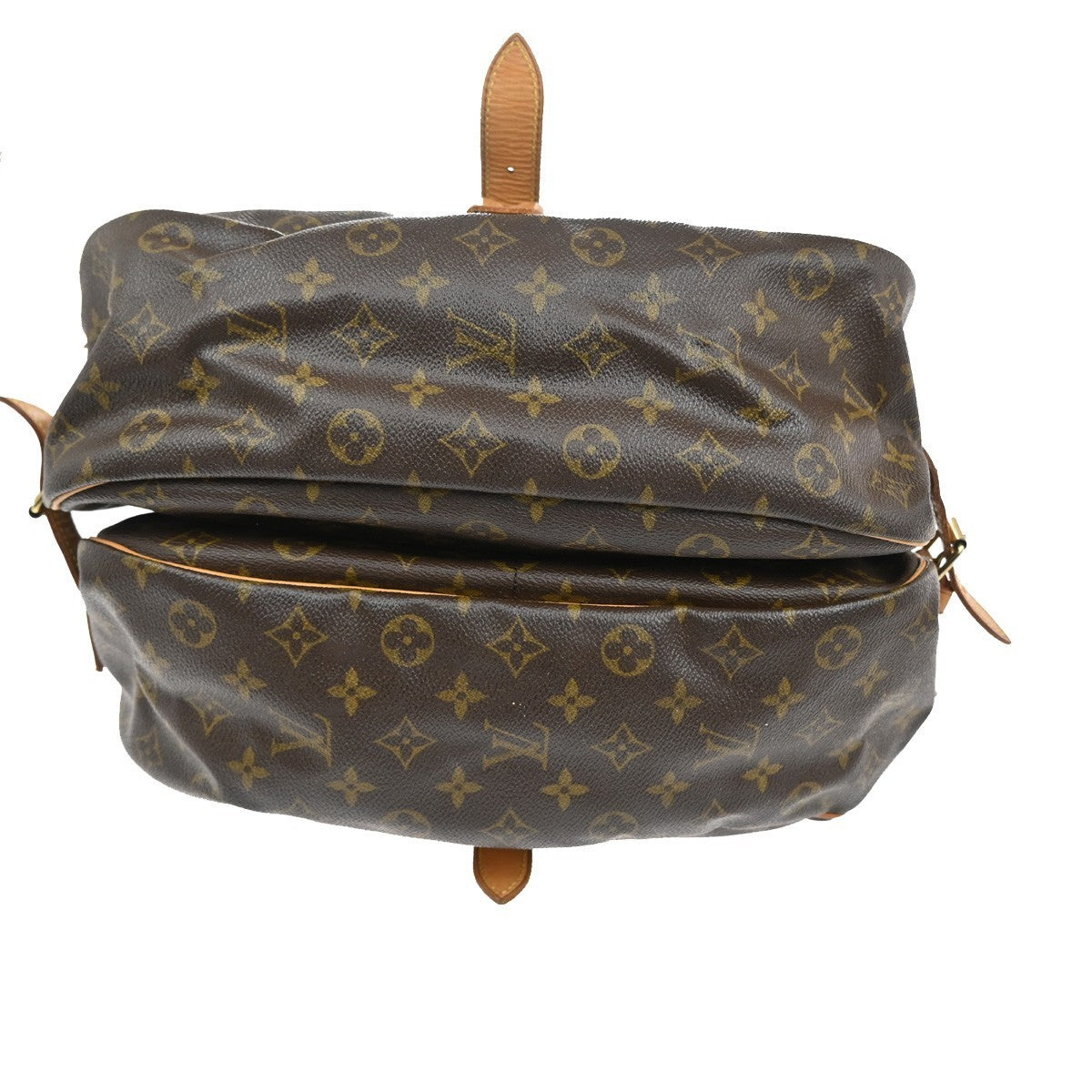 LOUIS VUITTON Saumur 35 Shoulder Bag Monogram Leather BN France M42254 72TA311