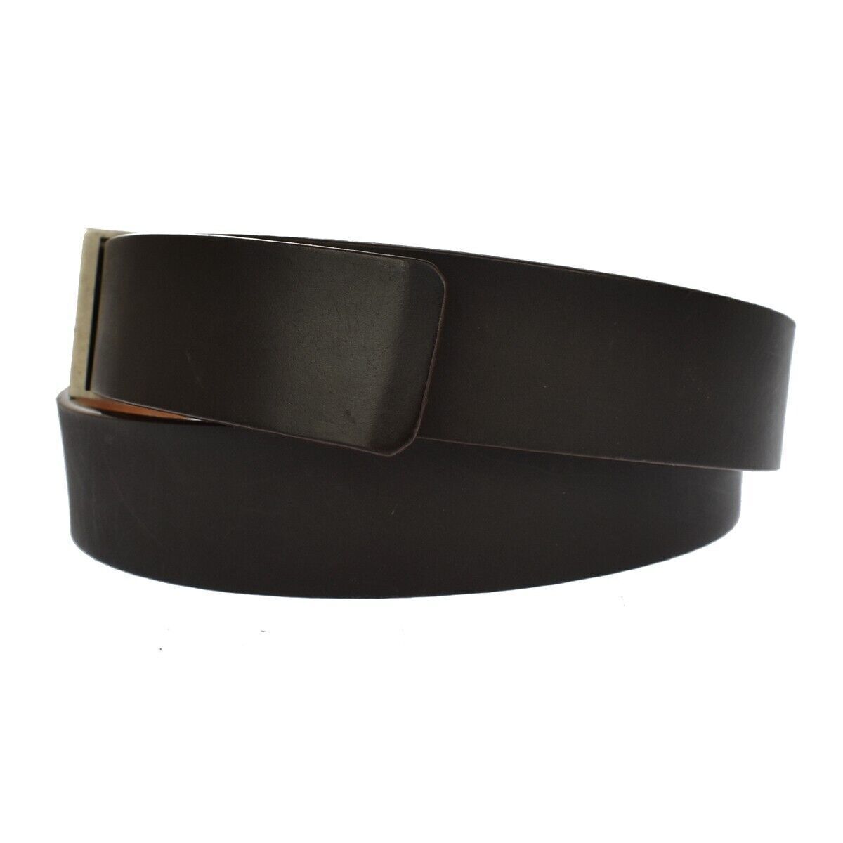 LOUIS VUITTON Ceinture LST Belt Leather Brown Silver M6809 Spain 60GA235