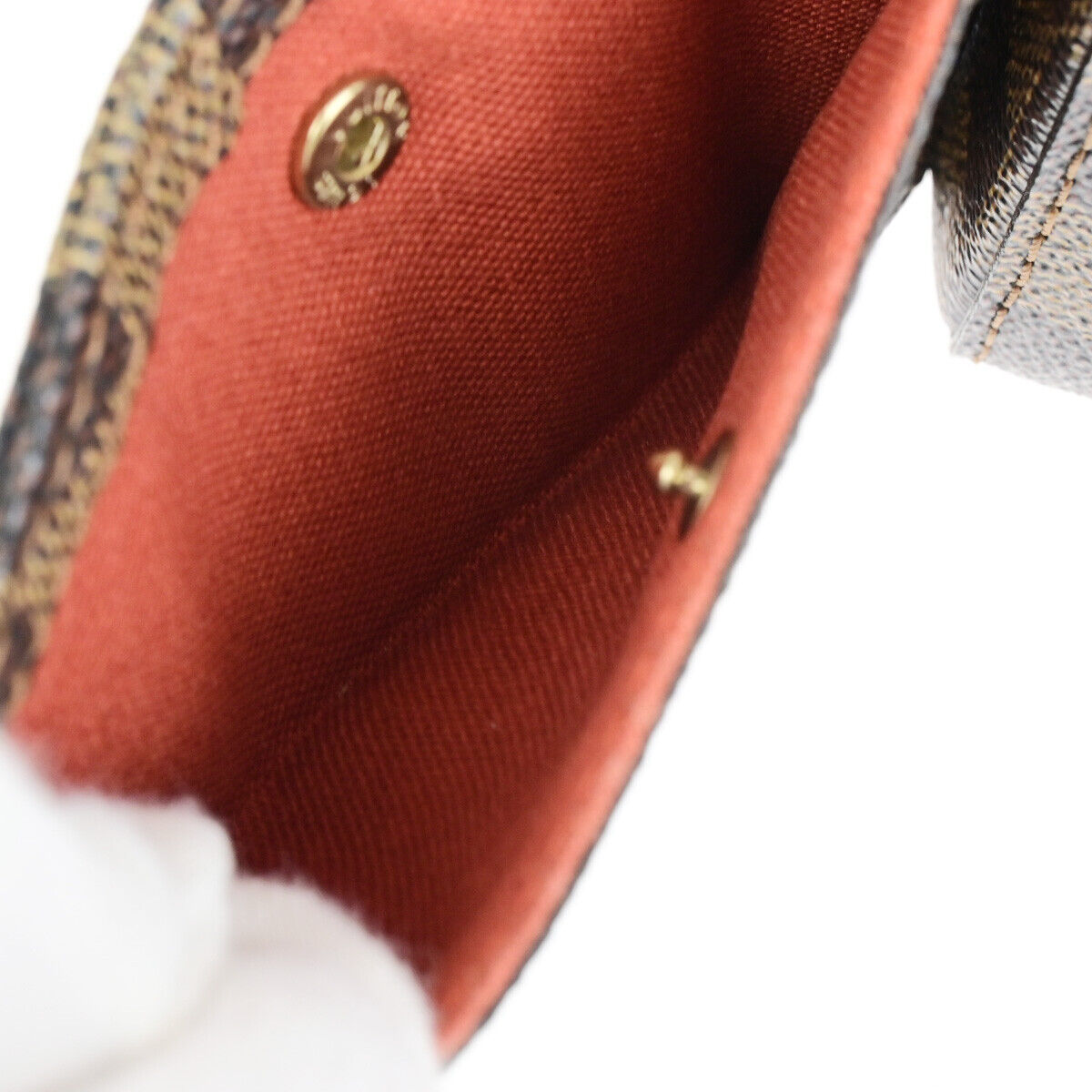 LOUIS VUITTON Geronimos Bum Body Bag Damier Ebene Leather Brown N51994 16YG630