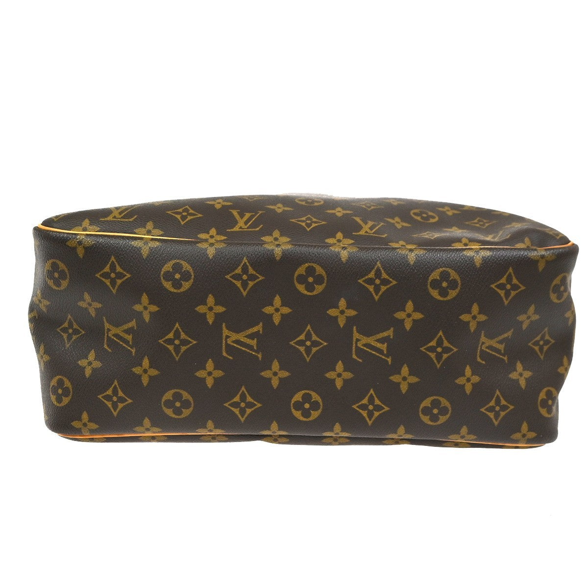 LOUIS VUITTON LV Logo Deauville Hand Bag Monogram Leather Brown M47270 16CA812