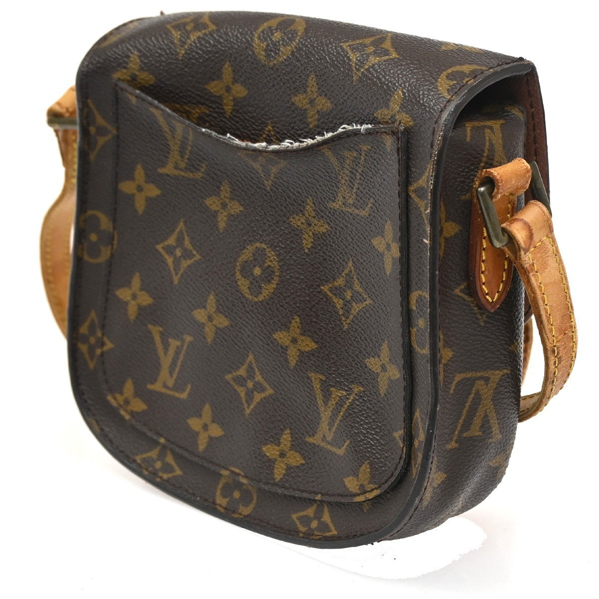 LOUIS VUITTON Mini Saint Cloud Shoulder Bag Monogram Leather BN M51244 61CA554