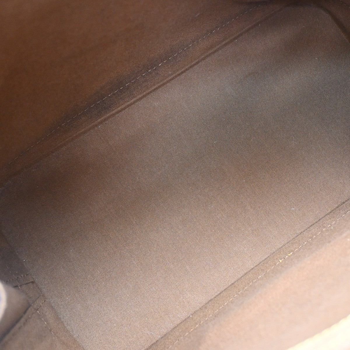 LOUIS VUITTON LV Logo Alma Hand Bag Monogram Leather Brown M51130 62KD431