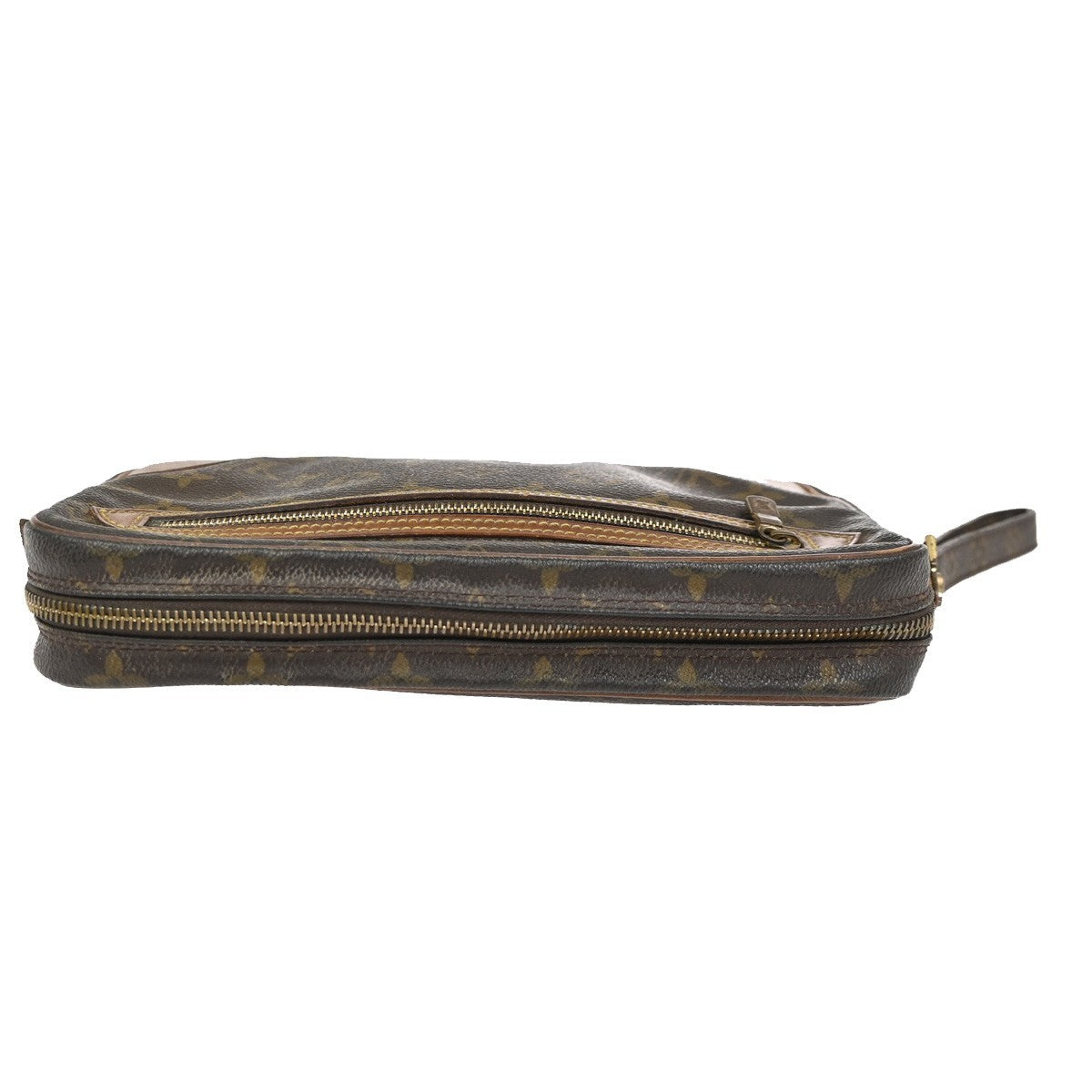 LOUIS VUITTON Marly Dragonne GM Clutch Hand Bag Monogram Brown M51825 05KC609