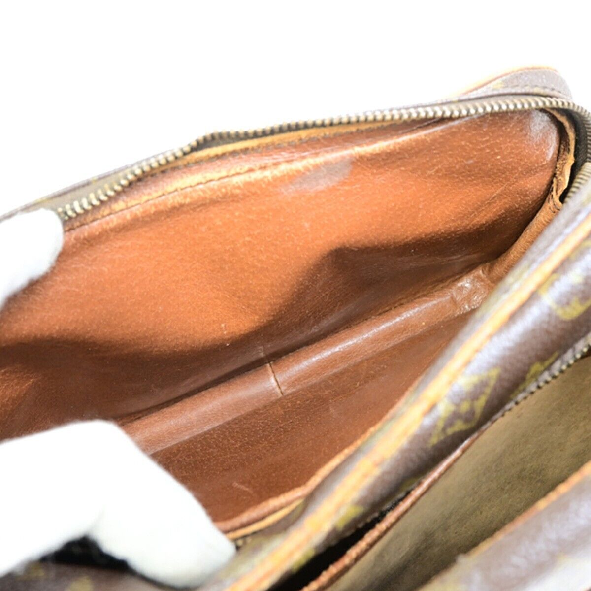 LOUIS VUITTON Nile Crossbody Shoulder Bag Monogram Leather Brown M45244 04ED907
