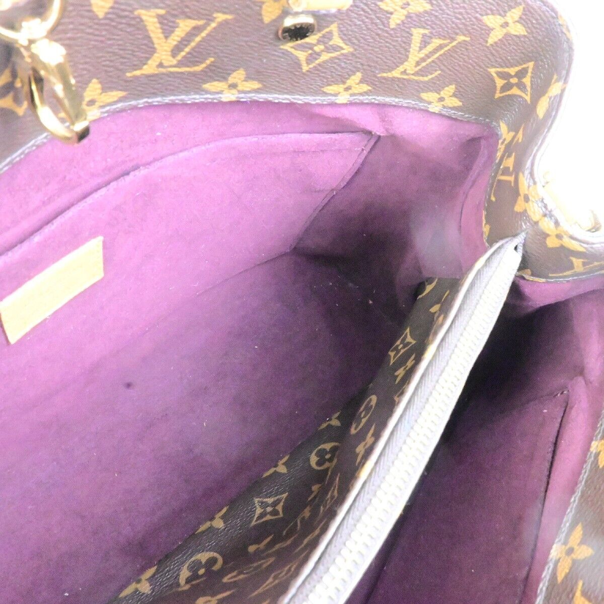 LOUIS VUITTON Montaigne MM Hand shoulder bag Monogram Leather BN M41056 54FB289