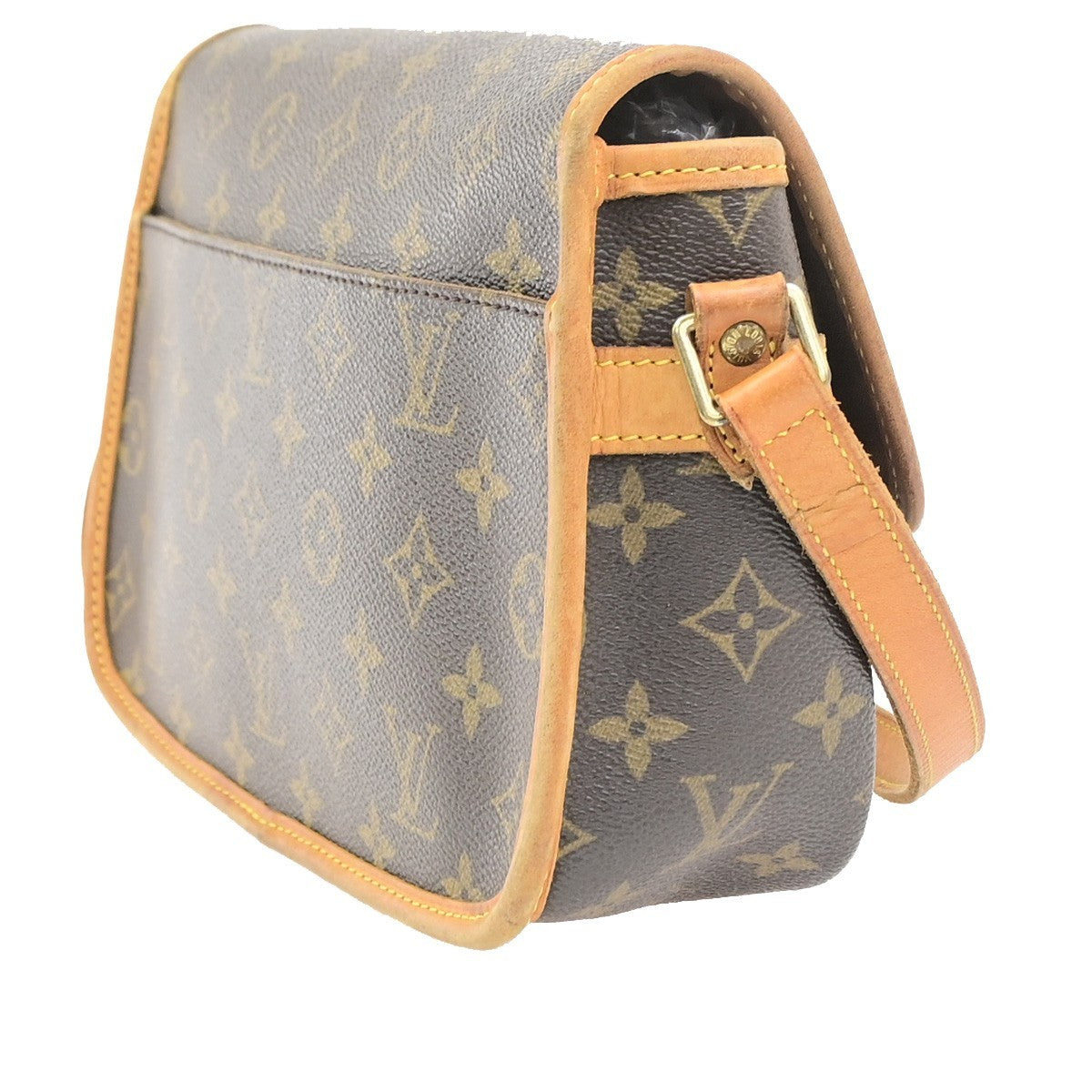 LOUIS VUITTON Sologne Shoulder Bag Monogram Leather Brown France M42250 16PA130