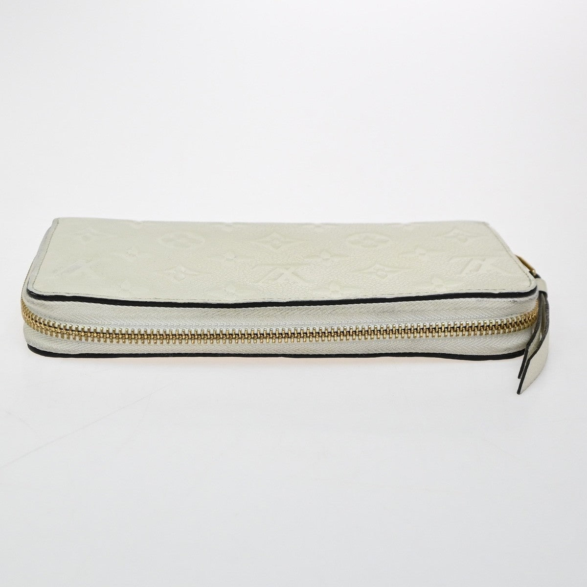 LOUIS VUITTON Zippy Wallet Long Wallet Monogram Empreinte White M93437 85EG387