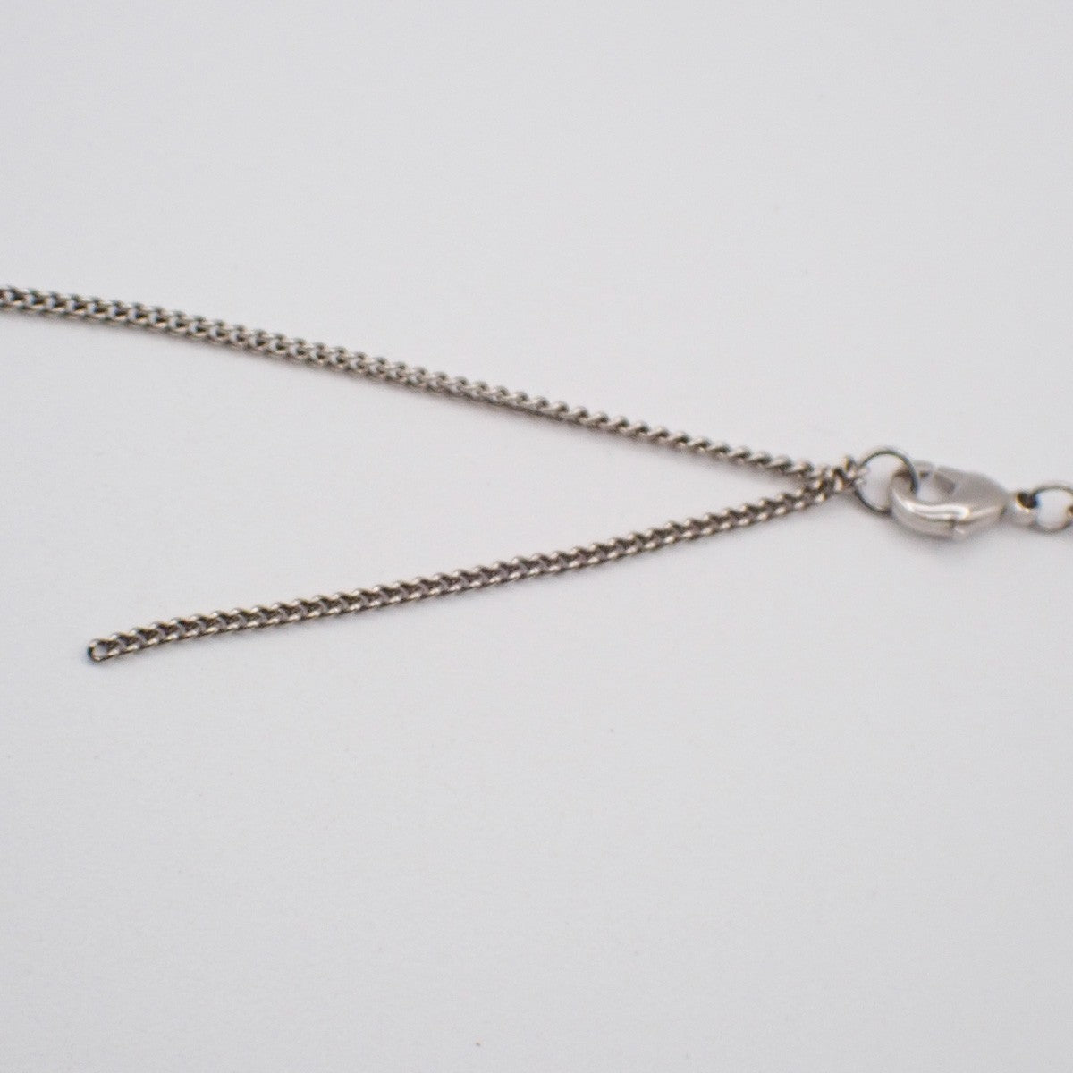 LOUIS VUITTON  Logo Ring Pendant Long Necklace Monogram SHW Italy M62485 34MA183
