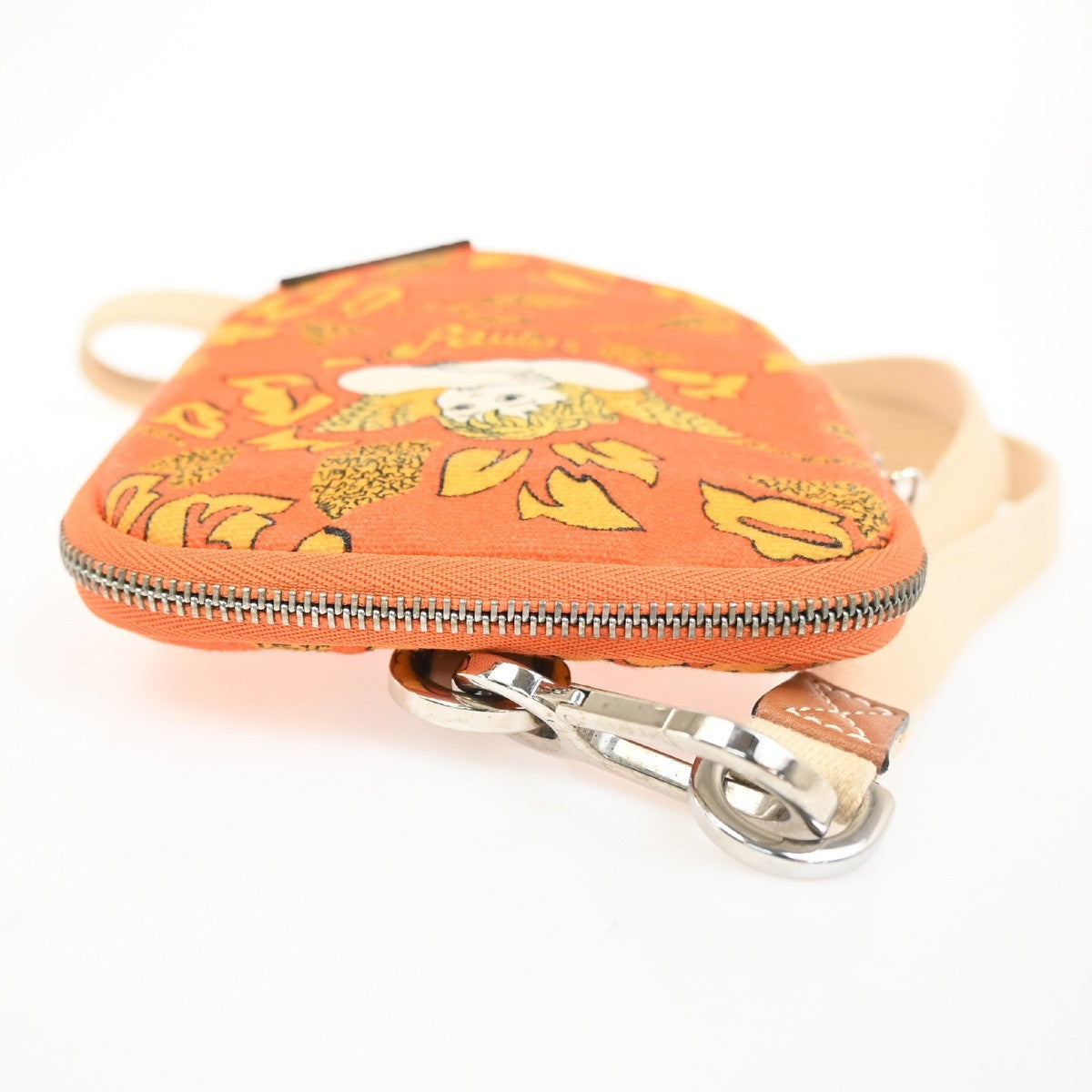 LOEWE x Paula's Ibiza Anagram Mini Pouch Bag Canvas Leather OE SHW Spain 30KC969
