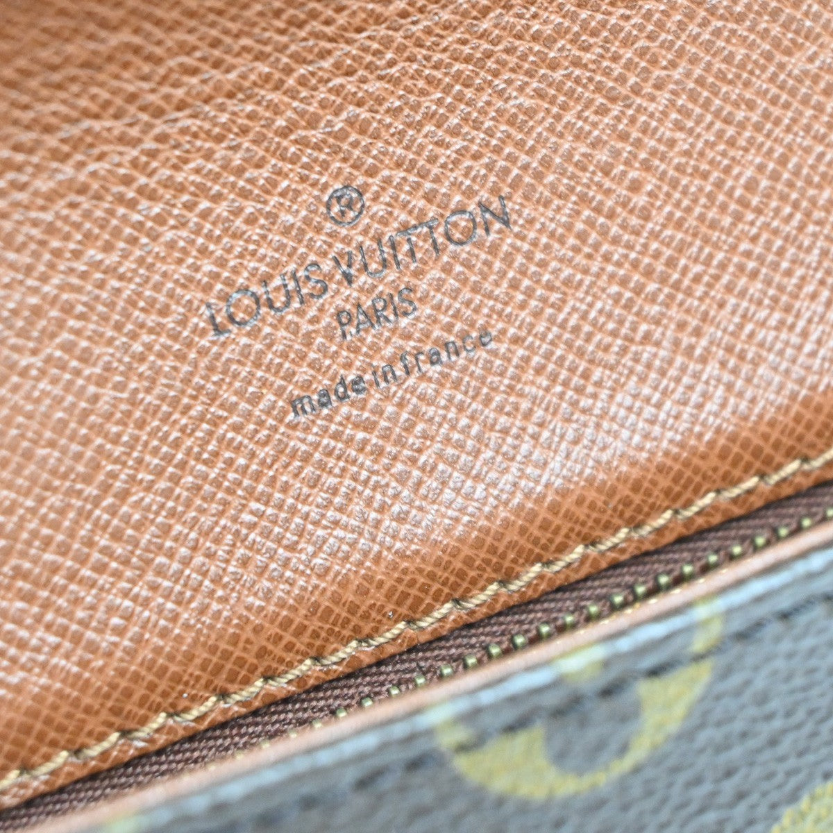 LOUIS VUITTON Chantilly PM Shoulder Bag Monogram Leather Brown M51234 67MA538