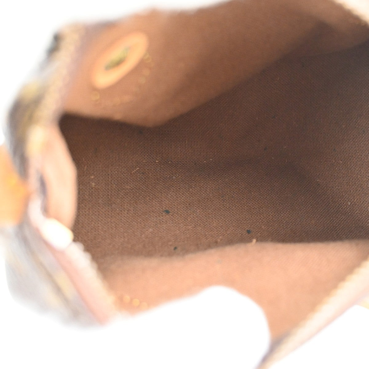 LOUIS VUITTON Mini Speedy 2Way Hand Bag Monogram Leather Brown M41534 98CA975