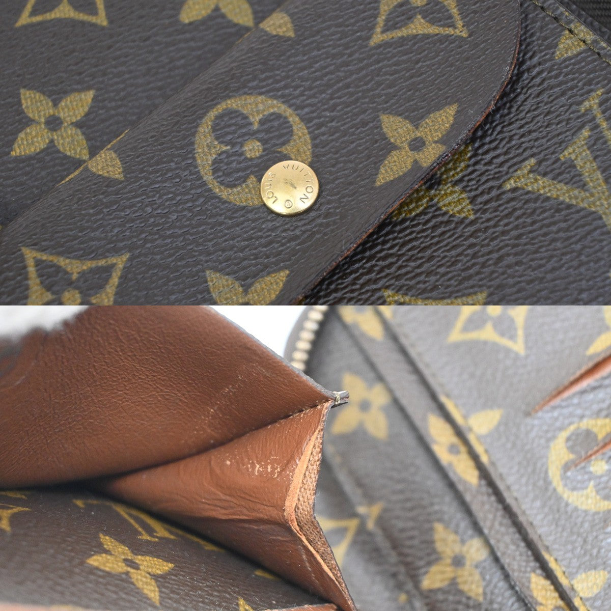 LOUIS VUITTON Poche Escapade Bifold Wallet Monogram Leather BN M60113 84KB517
