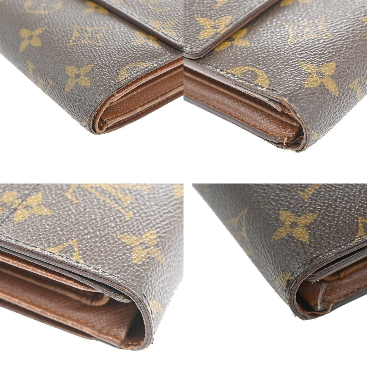 LOUIS VUITTON Porte Tresor Etui Papier Trifold Wallet Monogram BN M61202 09KB933