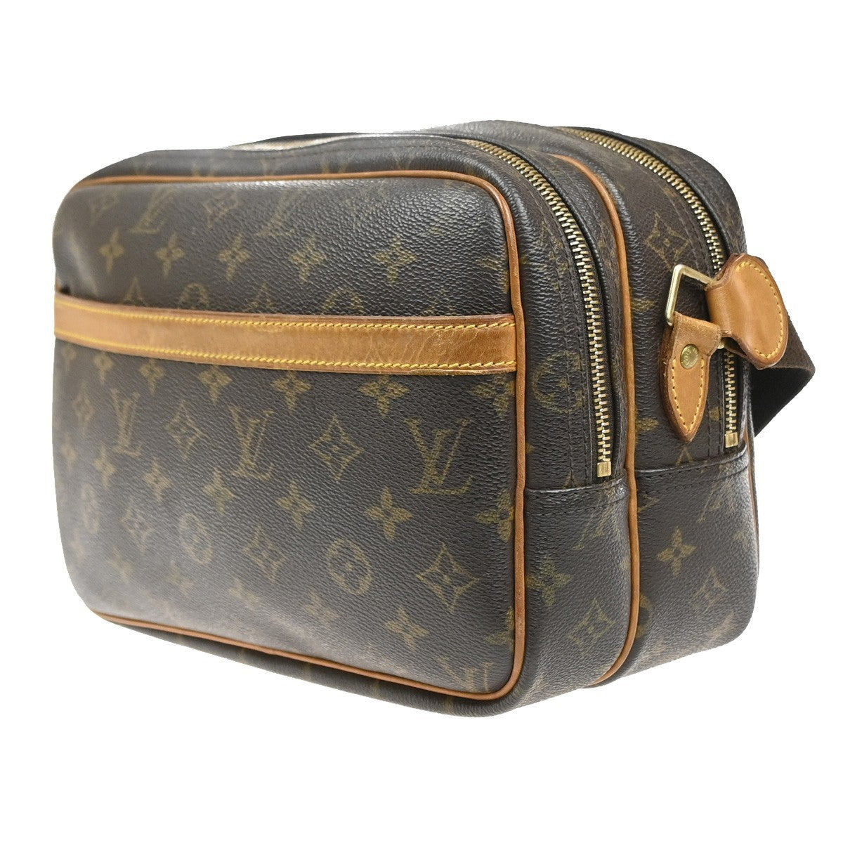 LOUIS VUITTON Reporter Crossbody Shoulder Bag Monogram Leather BN M45254 34MA580