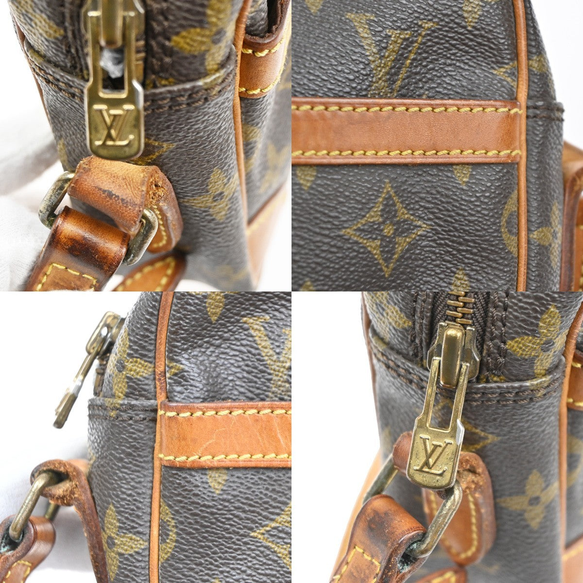 LOUIS VUITTON Trocadero 24 Shoulder Bag Monogram Leather Brown M51276 62CA942