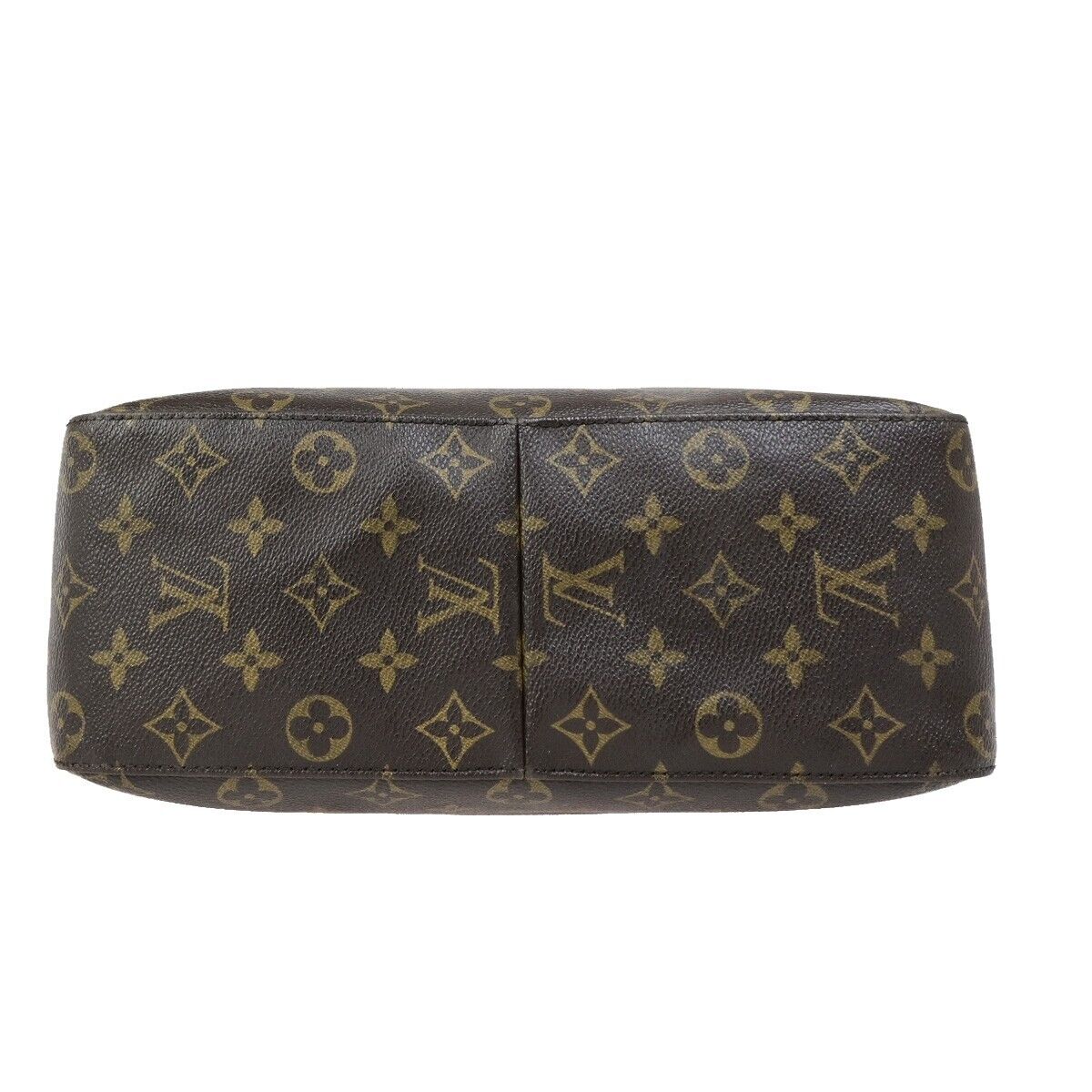 LOUIS VUITTON Looping GM Shoulder Bag Monogram Leather Brown M51145 34FB292