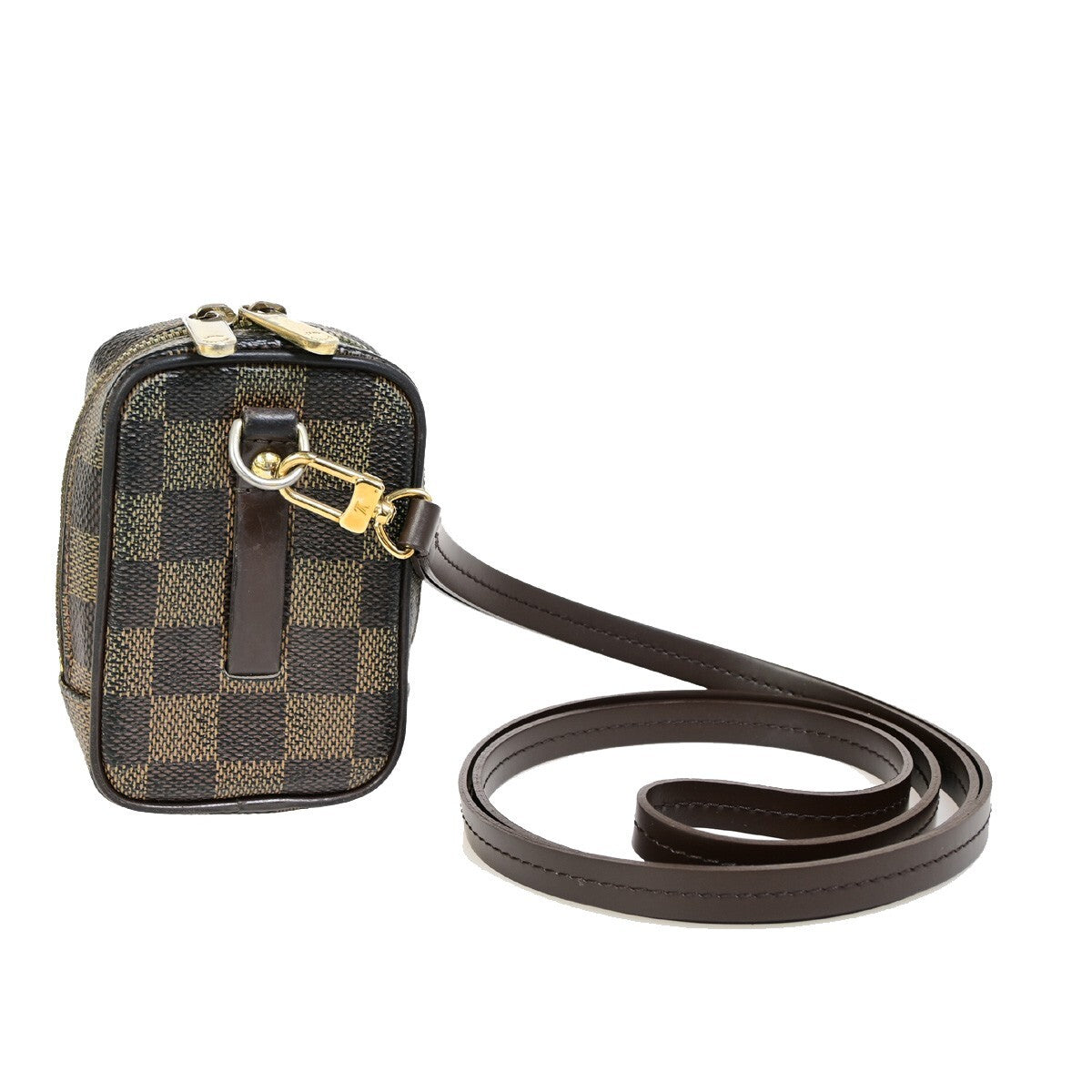 LOUIS VUITTON Etui Okapi PM Shoulder Pouch Bag Damier Ebene Brown N61738 30KB575